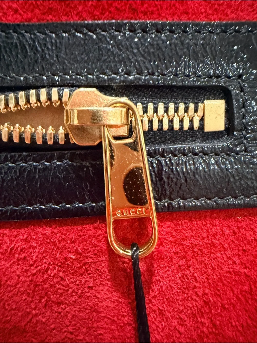 Gucci Ophidia Red Suede Small Belt Bag 85/34 + Gucci Dust Bag